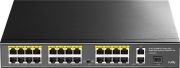 Комутатор Cudy , 24 порт10/100M PoE+ Switch with 2 Gigabit Port+ 1SFP 300W (FS1026PS1)