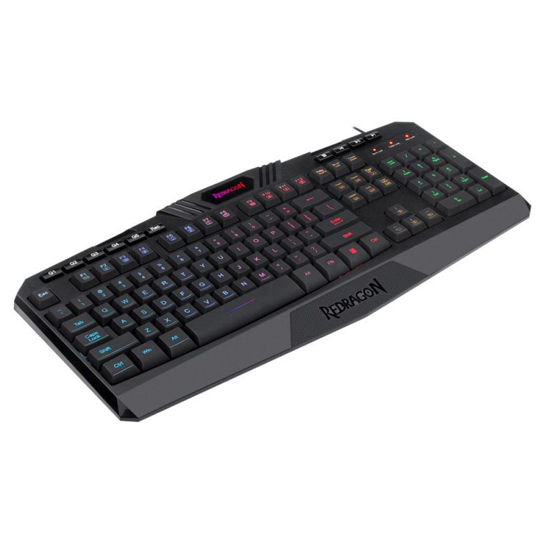 Клавіатура ігрова Redragon Harpe2 UKR RGB підставка USB (77484)