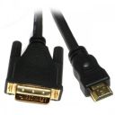 Кабель Viewcon HDMI-DVI (18+1) M/M, 3м (VD066-3M)