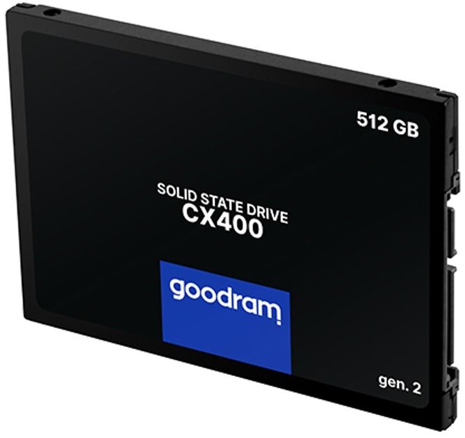 Накопичувач SSD  512GB Goodram CX400 Gen.2 2.5" SATAIII 3D TLC (SSDPR-CX400-512-G2)