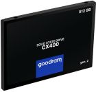 Накопичувач SSD  512GB Goodram CX400 Gen.2 2.5" SATAIII 3D TLC (SSDPR-CX400-512-G2)