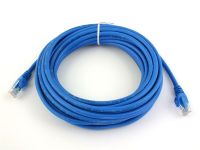 Патч-корд литий, UTP, RJ45, Cat.5e, 15m, синій (9168)