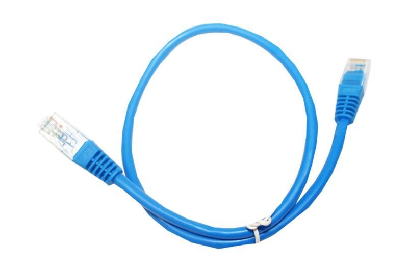 Патч-корд литой, UTP, RJ45, Cat.5e, 0,5m, синий (4961)