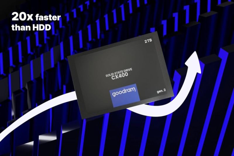 Накопичувач SSD  128GB Goodram CX400 Gen.2 2.5" SATAIII 3D TLC (SSDPR-CX400-128-G2)
