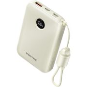 УМБ Vention 10000mAh 22,5W Fast Charging, USB-A, 2xUSB-C Beige (FKAN0-C)