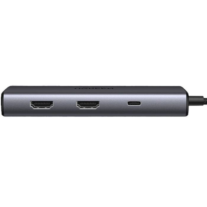 Док-станція USB3.1 Type-C --> HDMIx2,4K60Hz(8k30Hz)/USB 3.0x2/Type-C/PD 100W CM498 6 in 1 Ugreen (15852)