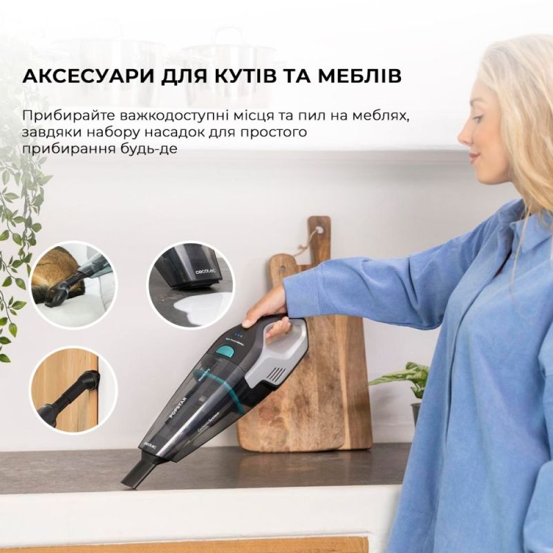 Акумуляторний миючий пилосос Cecotec Conga Popstar Micro 18,5V Animal Hand (CCTC-05540)