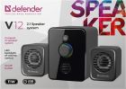 Акустична система 2.1 Defender V12, 11Вт USB (65212)