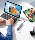 Док-станція USB3.0 Type-C --> HDMI 4K30Hz/3xUSB-А 3.0/Type-C/PD 100W 6-in-1 CM511 Ugreen (20956A)
