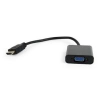 Адаптер Cablexpert HDMI - VGA V 1.4 (M/F), 0.15 м, черный блистер (A-HDMI-VGA-04)