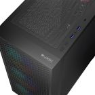 Корпус LogicConcept DART PRO ARGB MIDI BLACK MESH fans 4x120mm без БЖ ATX (AT-DART-PRO-ARGB-10)