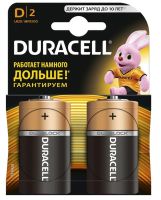 Батарейка Duracell Basic D/LR20 BL 2шт (81427278/81545439)