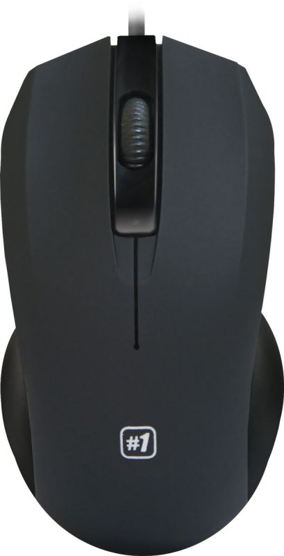 Мишка Defender #1 MM-310, 3кн., 1000 dpi, чорна (52310)