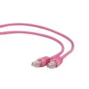 Патч-корд UTP Cablexpert літий, 50u "штекер із засувкою, 0.5 м, рожевий (PP12-0.5M/RO)