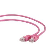 Патч-корд UTP Cablexpert літий, 50u "штекер із засувкою, 0.5 м, рожевий (PP12-0.5M/RO)