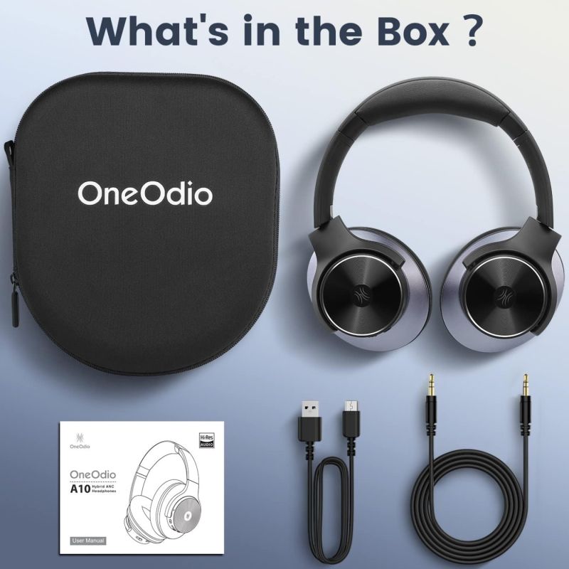 Гарнітура OneOdio A10, Bluetooth+3,5мм Black (A10 Black)
