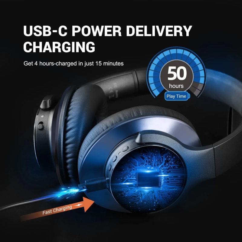Гарнітура OneOdio A10, Bluetooth+3,5мм Black (A10 Black)
