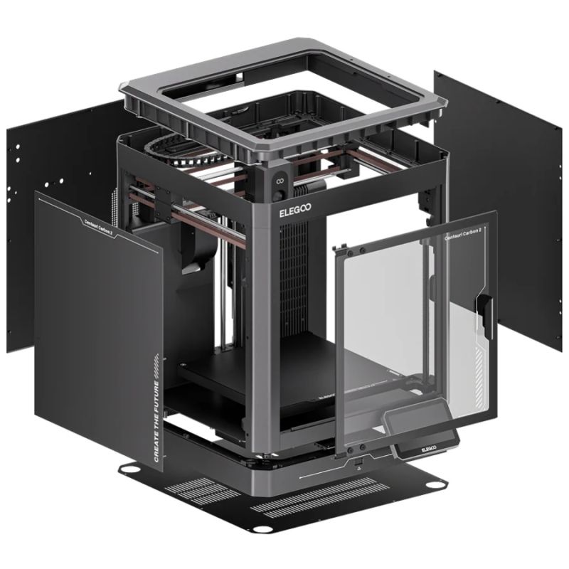 Принтер 3D ELEGOO Centauri Carbon 2 combo (FDM 1.75 mm 256x256x256 mm 4-Color AMS WiFi USB сірий) (50.201.023300)