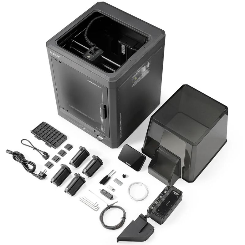 Принтер 3D ELEGOO Centauri Carbon 2 combo (FDM 1.75 mm 256x256x256 mm 4-Color AMS WiFi USB сірий) (50.201.023300)