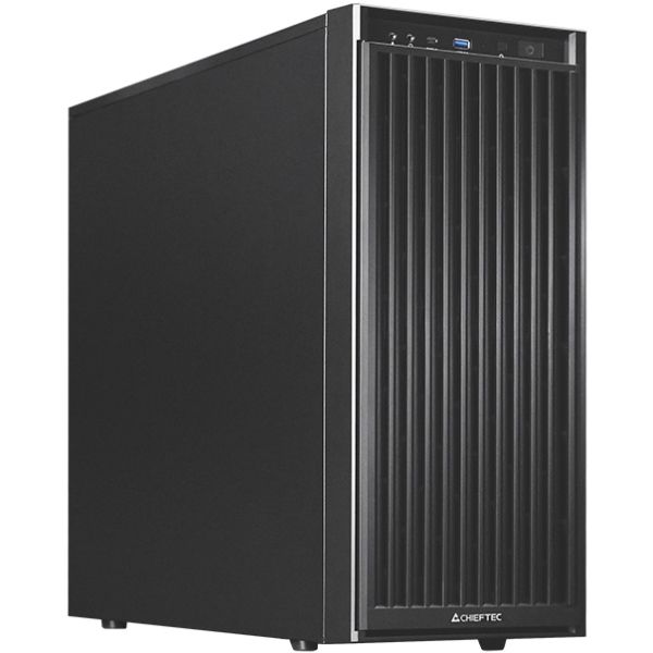 Корпус Chieftec UNI BW-01B-OP, без БЖ, 1x USB Type C, 1 x USB3.0, ATX, Black (BW-01B-OP)