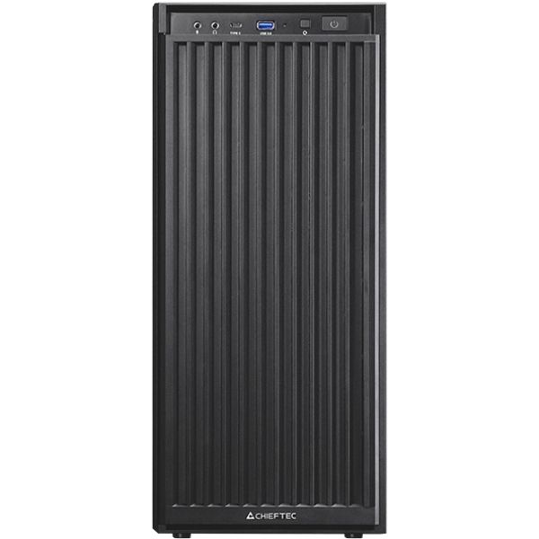 Корпус Chieftec UNI BW-01B-OP, без БЖ, 1x USB Type C, 1 x USB3.0, ATX, Black (BW-01B-OP)