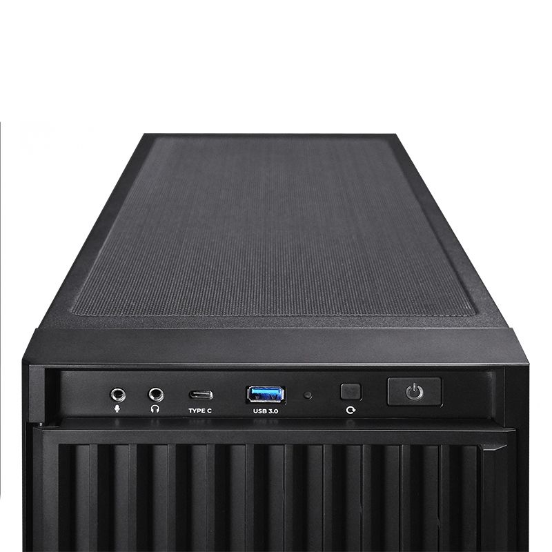 Корпус Chieftec UNI BW-01B-OP, без БЖ, 1x USB Type C, 1 x USB3.0, ATX, Black (BW-01B-OP)