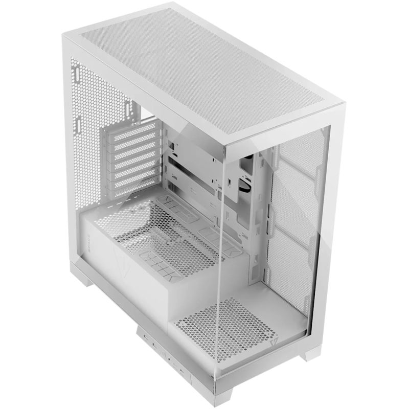 Корпус Modecom VOLCANO SPACE APEX w/o fans MIDI USB 3.0x2+TYPE-C WHITE без БЖ ATX (AT-SPACE-PG-NF-20-000000)