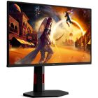 TFT 24.5" AOC 25G4KUR, Fast IPS, 420Гц, 2xHDMI, DP, USB-hub HAS, Pivot, чорно-червоний (25G4KUR)