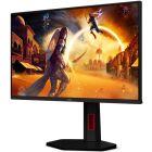 TFT 24.5" AOC 25G4KUR, Fast IPS, 420Гц, 2xHDMI, DP, USB-hub HAS, Pivot, чорно-червоний (25G4KUR)