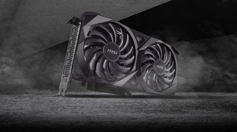 Видеокарта GF RTX 3060 12GB GDDR6 Ventus 2X OC MSI (GeForce (LHR) (RTX 3060 VENTUS 2X 12G OC)