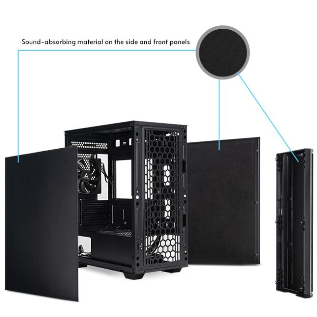 Корпус Chieftec PRO MINI AZ-01B-OP mATX, без БЖ, Black (AZ-01B-OP)
