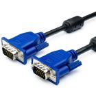 Кабель Atcom VGA-VGA HD15M/HD15M с 2-мя фер. кольцами, 10м (9151)