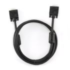 Кабель Cablexpert VGA-VGA HD15M/HD15M с 2-мя фер. кольцами, двойной экран, черный, 1.8 м (CC-PPVGA-6B)
