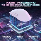 Мишка Attack Shark X1, Wireless/Bluetooth, 40000dpi. (PAW3395PRO), 6кн., White (X1W_AS)