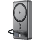 УМБ Acefast Magnetic Wireless 10000mAh 22.5W PD,QC 3.0 USB-C In/Out, QI 15W  M18 Black (6974316284017)