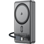 УМБ Acefast Magnetic Wireless 10000mAh 22.5W PD,QC 3.0 USB-C In/Out, QI 15W  M18 Black (6974316284017)