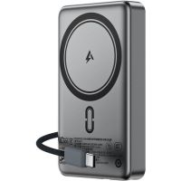 УМБ Acefast Magnetic Wireless 10000mAh 22.5W PD,QC 3.0 USB-C In/Out, QI 15W  M18 Black (6974316284017)