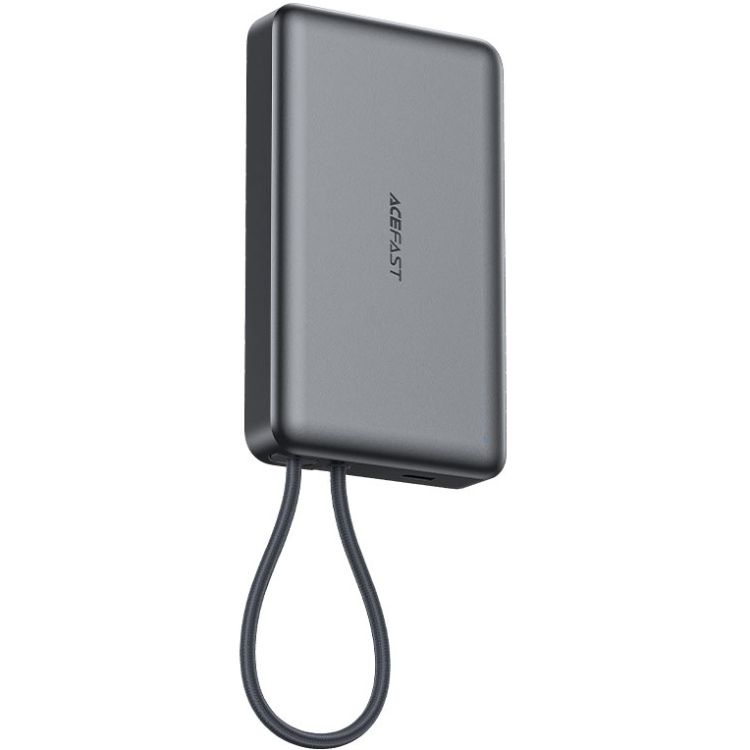 УМБ Acefast Magnetic Wireless 10000mAh 22.5W PD,QC 3.0 USB-C In/Out, QI 15W  M18 Black (6974316284017)