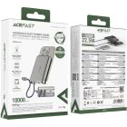 УМБ Acefast Magnetic Wireless 10000mAh 22.5W PD,QC 3.0 USB-C In/Out, QI 15W  M18 Black (6974316284017)