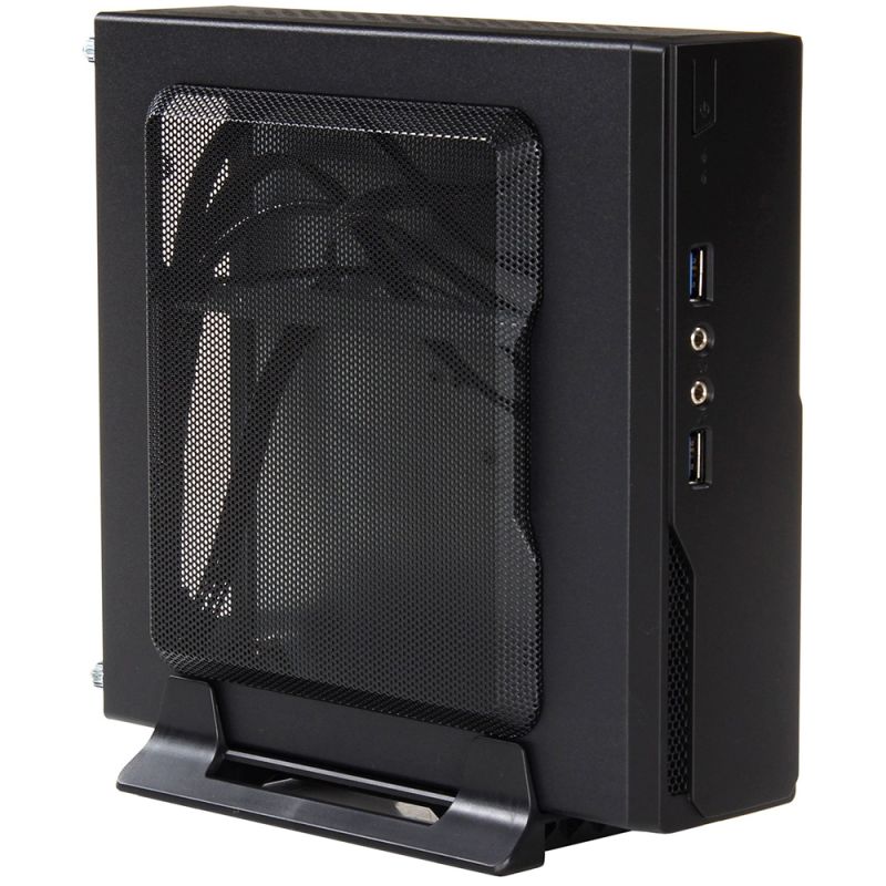 Корпус Casecom M300-2U3 90W 2xUSB3.0 mini-ITX, VESA, Black (M300-90)