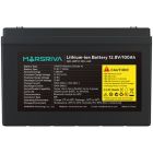 Акумуляторна батарея Marsriva LiFePO4, 12.8V/100Ah, (MR-LBP12-100-LAR), 1.28kWh (MR-LBP12-100-LAR)