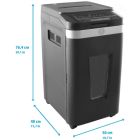 Знищувач документів HP Pro Shred Auto 400MC, A4, 80g х 10 л.,2*12, 53л., P-5 (2823)