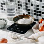 Ваги кухонні Adler AD 3181 black електронні/ 10кг/ г; кг, фунт/ 2хААА/ автовимкнення/ скло (AD3181B)