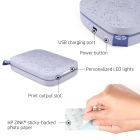Фотопринтер портативний HP Sprocket Purple (2"x3",313x400dpi,Zink, 64MB,Bluetooth, колір фіолетовий) (HPISPPR/HPISPR)