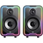 Акустична система 2.0 Defender Solar 11 10Вт, Bluetooth, RGB підсвітка, USB, чорна (65811)