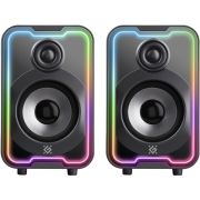 Акустична система 2.0 Defender Solar 11 10Вт, Bluetooth, RGB підсвітка, USB, чорна (65811)