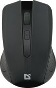 Мишка Defender Accura MM-935 бездротова, 4 кн. до 1600 dpi, чорна (52935)