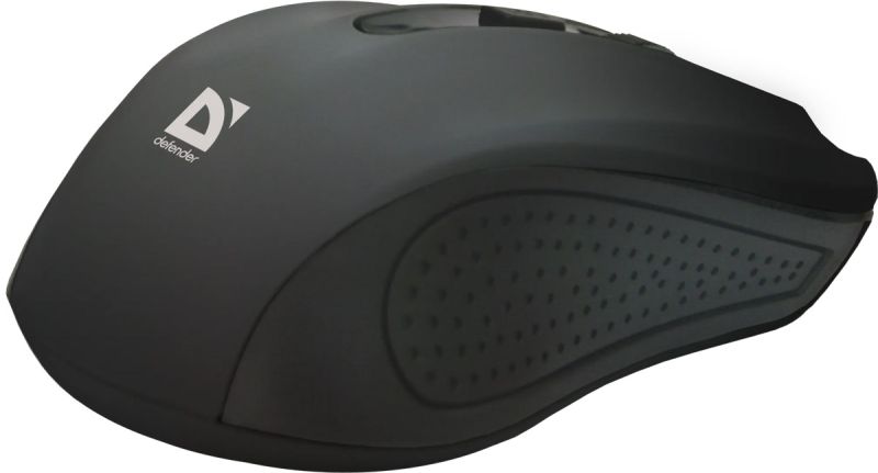 Мишка Defender Accura MM-935 бездротова, 4 кн. до 1600 dpi, чорна (52935)