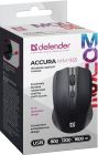 Мишка Defender Accura MM-935 бездротова, 4 кн. до 1600 dpi, чорна (52935)