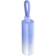УМБ Vention 5000mAh 20W PD, USB-C In/Out, Lightning In/Out, with cable, Gradient Blue (FHWL0)